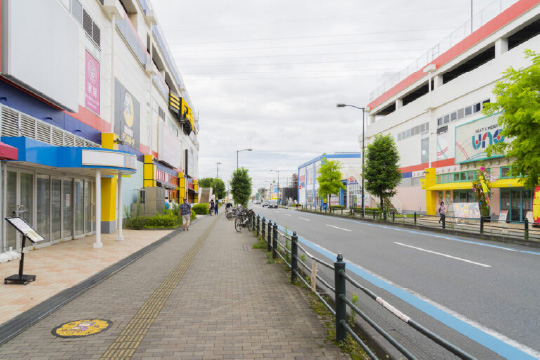 ④P・A・P・A上尾の間を通りぬけます。