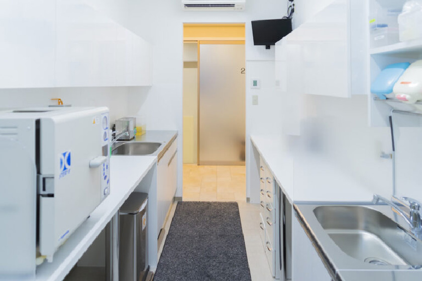 隔離された滅菌ルーム