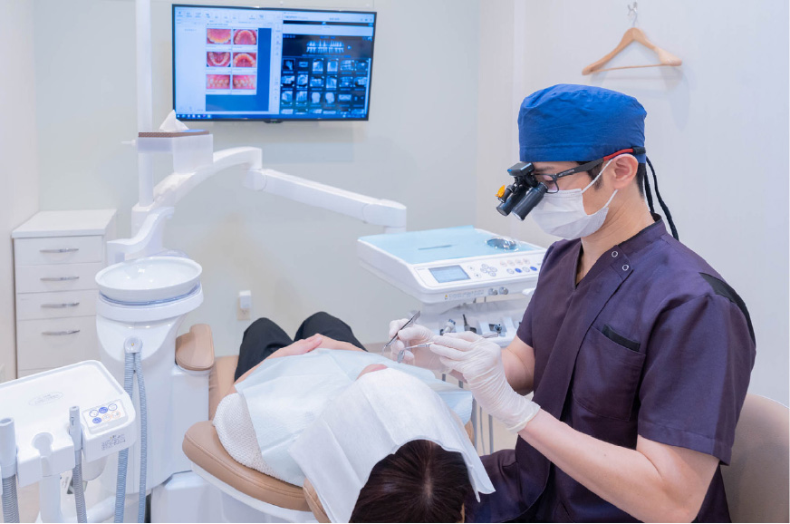 歯科医師による治療